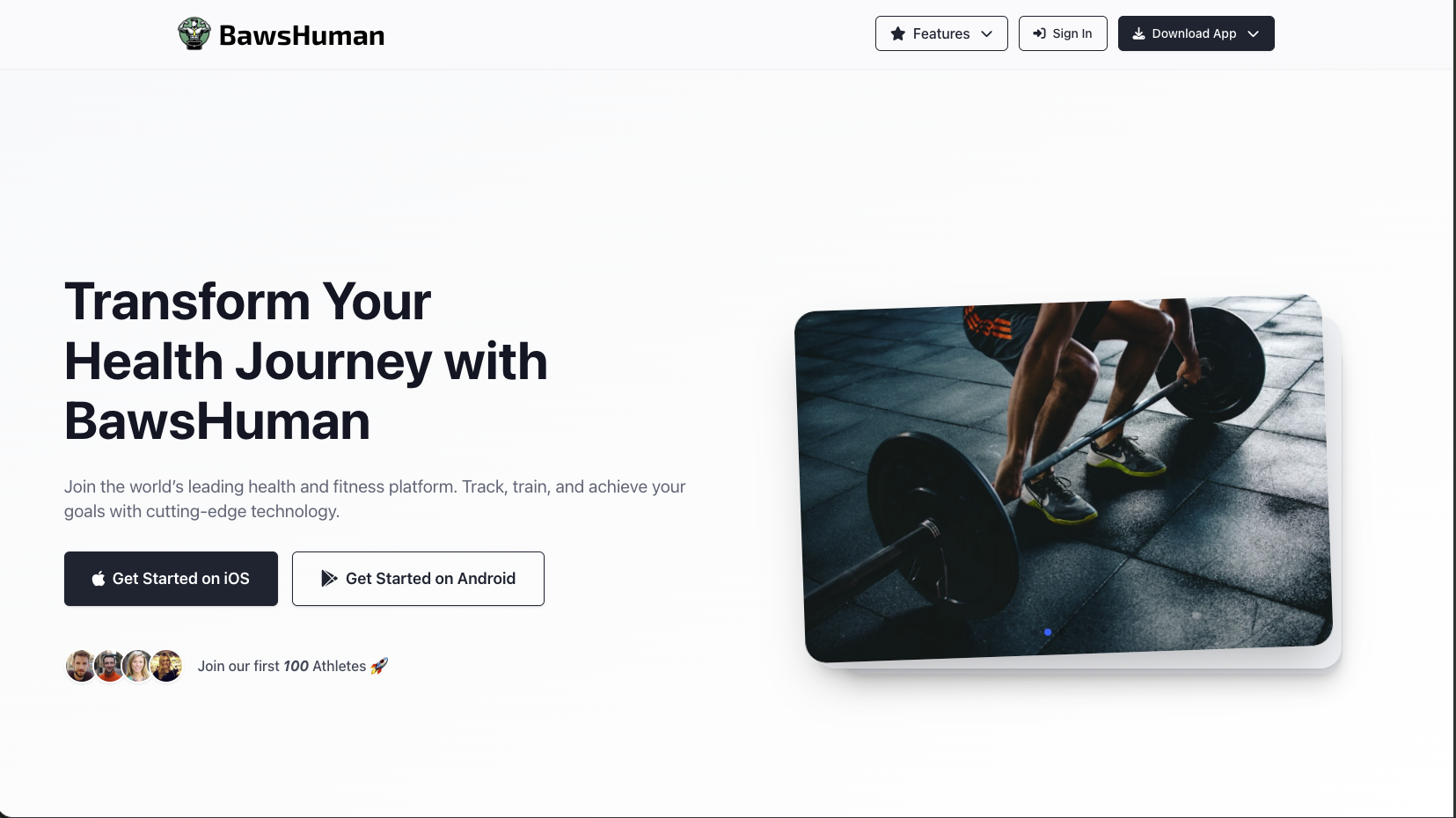 BawsHuman: Health Platform