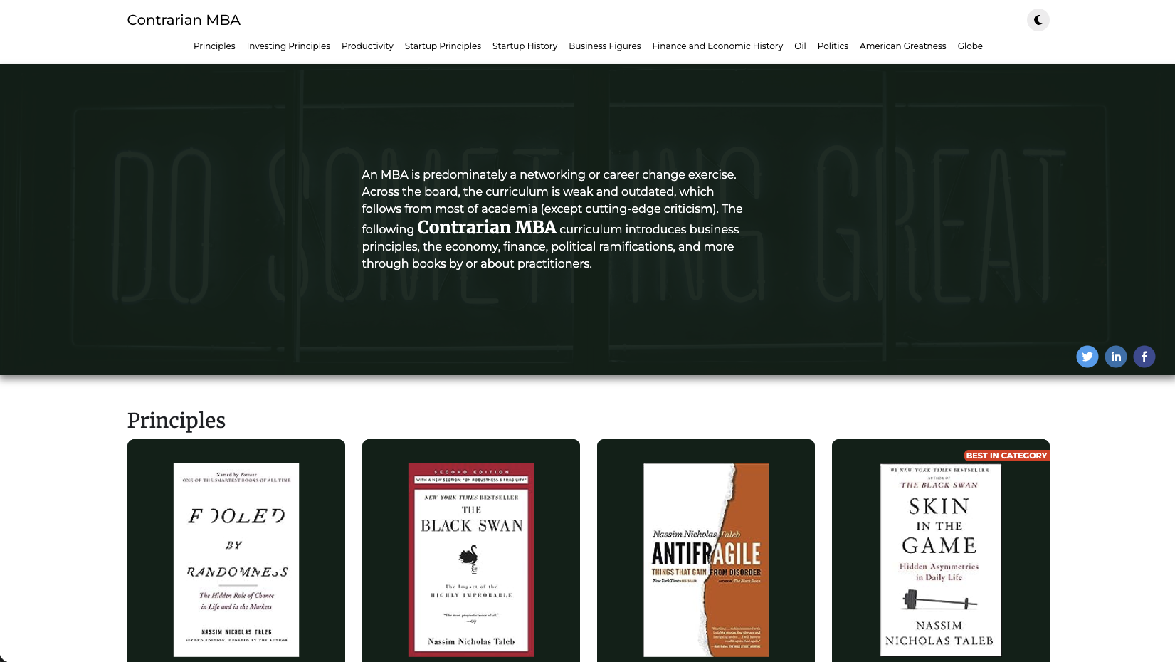 Contrarian MBA